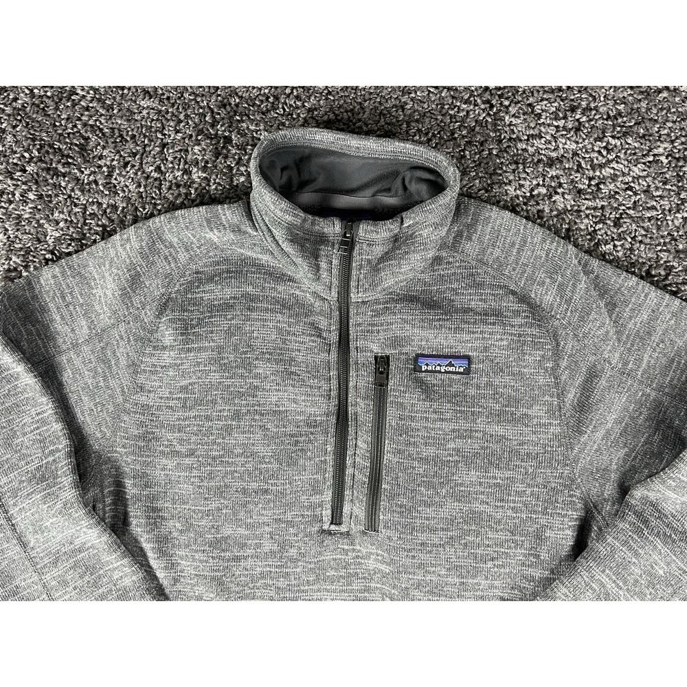 Patagonia Men's Better Sweater 1/4-Zip Fleece, Stonewash Gray, Size Medium - Picture 10 of 11